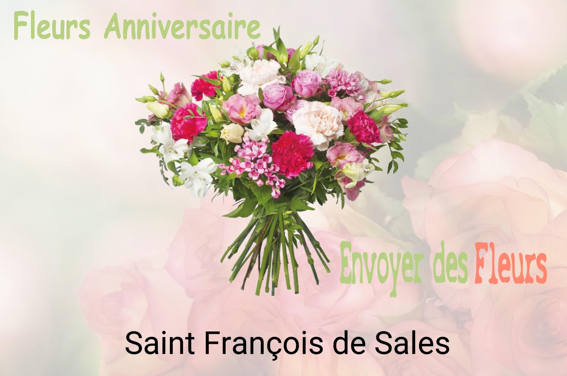 Bouquet de fleurs d’anniversaire livré à Saint-François-de-Sales