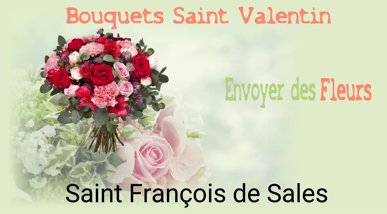 Roses de Saint-Valentin livrées à Saint-François-de-Sales